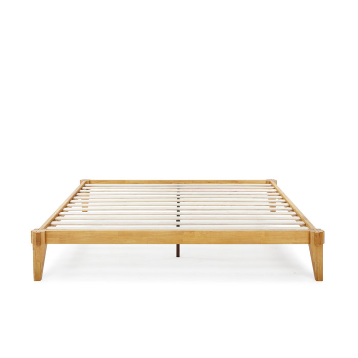 Oliver Jamerian Solid Wood Platform Bed Frame Without Headboard